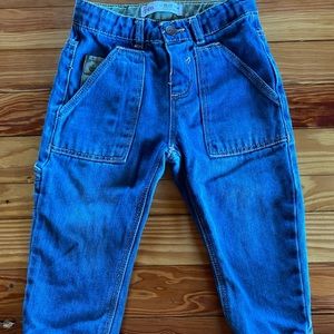 Zara contrast utility jeans. Excellent condition. size 18-24mo
